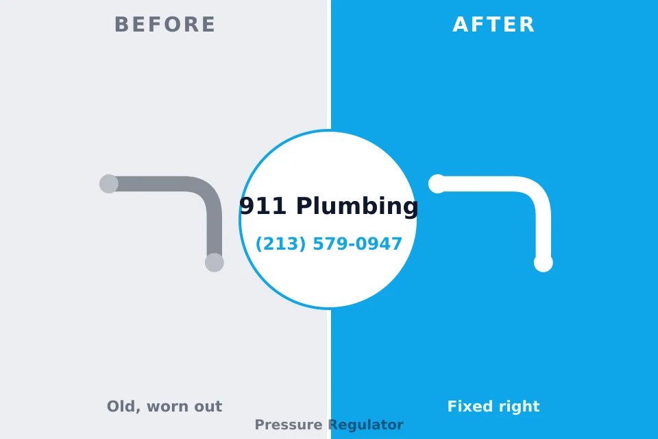Before and after: plumbing repair Esko, MN